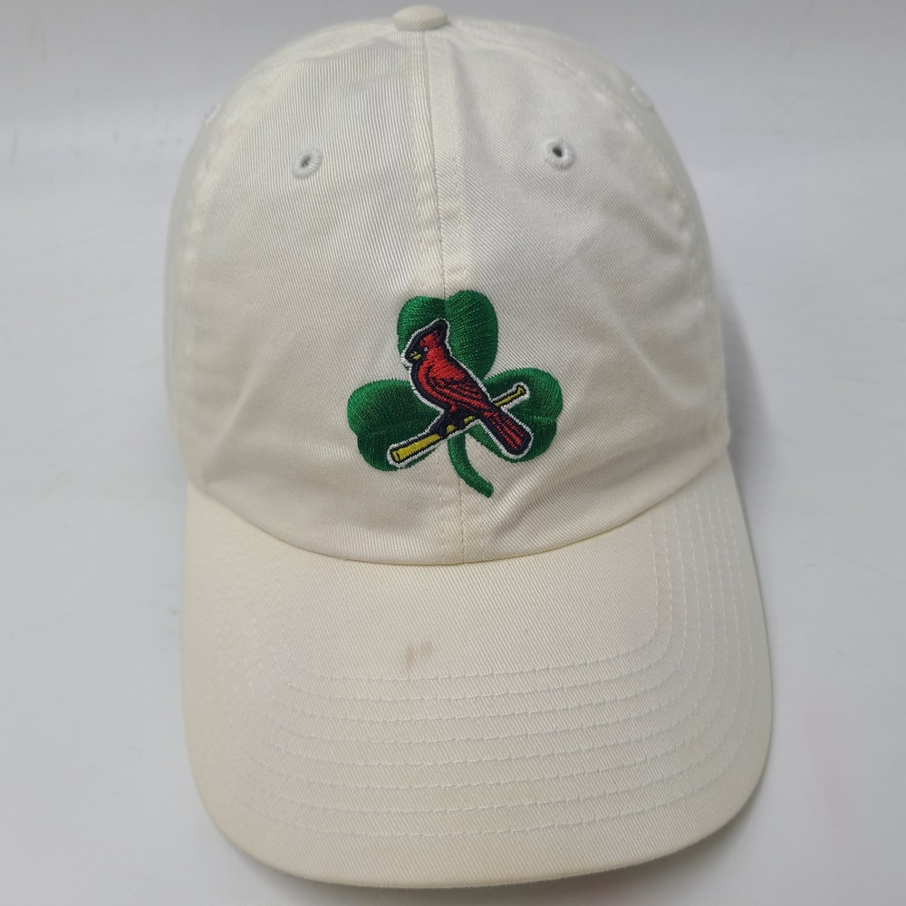 St Louis Cardinals Hat Strapback Twins St Patricks Day Spring Training Distress